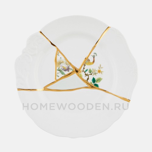 Тарелка Seletti Kintsugi Фарфор 09612