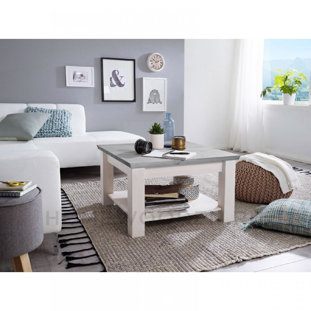 СТОЛ ЖУРНАЛЬНЫЙ ФОРЕСТ МАЛЫЙ БЕЛЫЙ ВОСК/АНТРАЦИТ