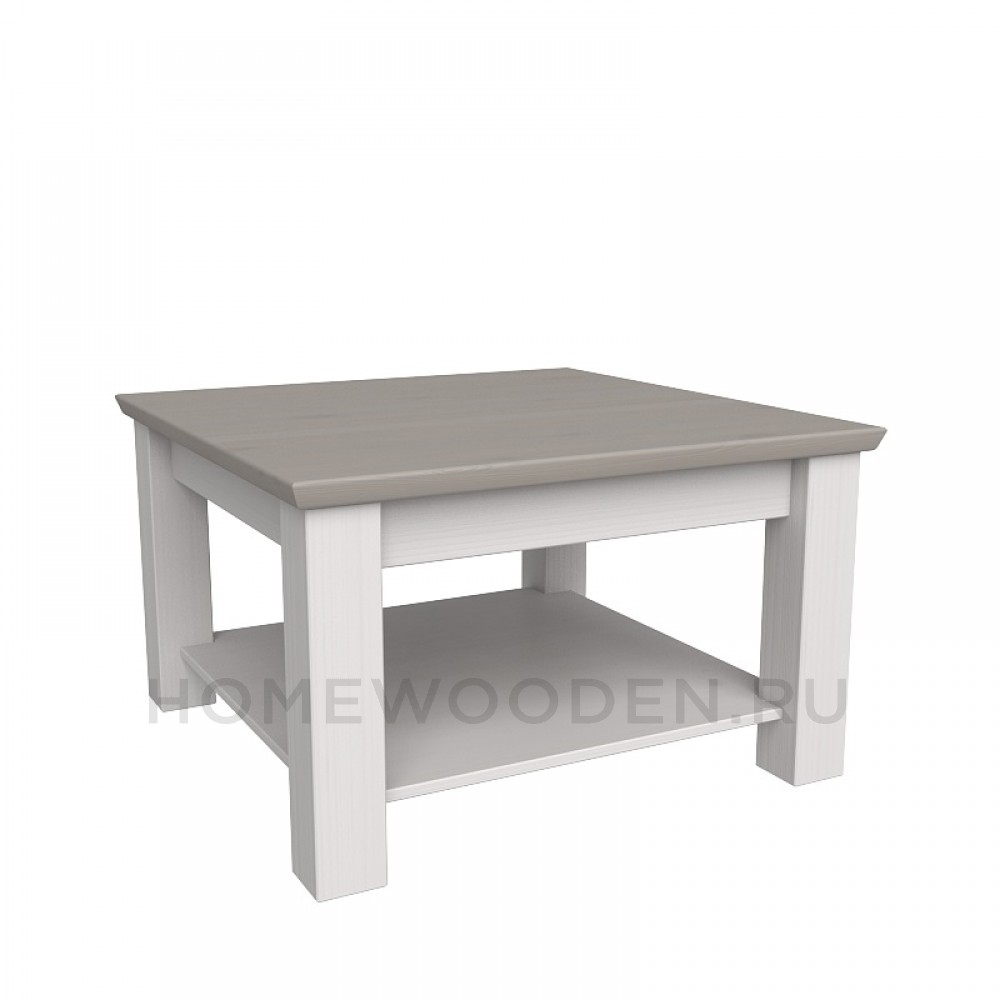 СТОЛ ЖУРНАЛЬНЫЙ ФОРЕСТ МАЛЫЙ БЕЛЫЙ ВОСК/АНТРАЦИТ