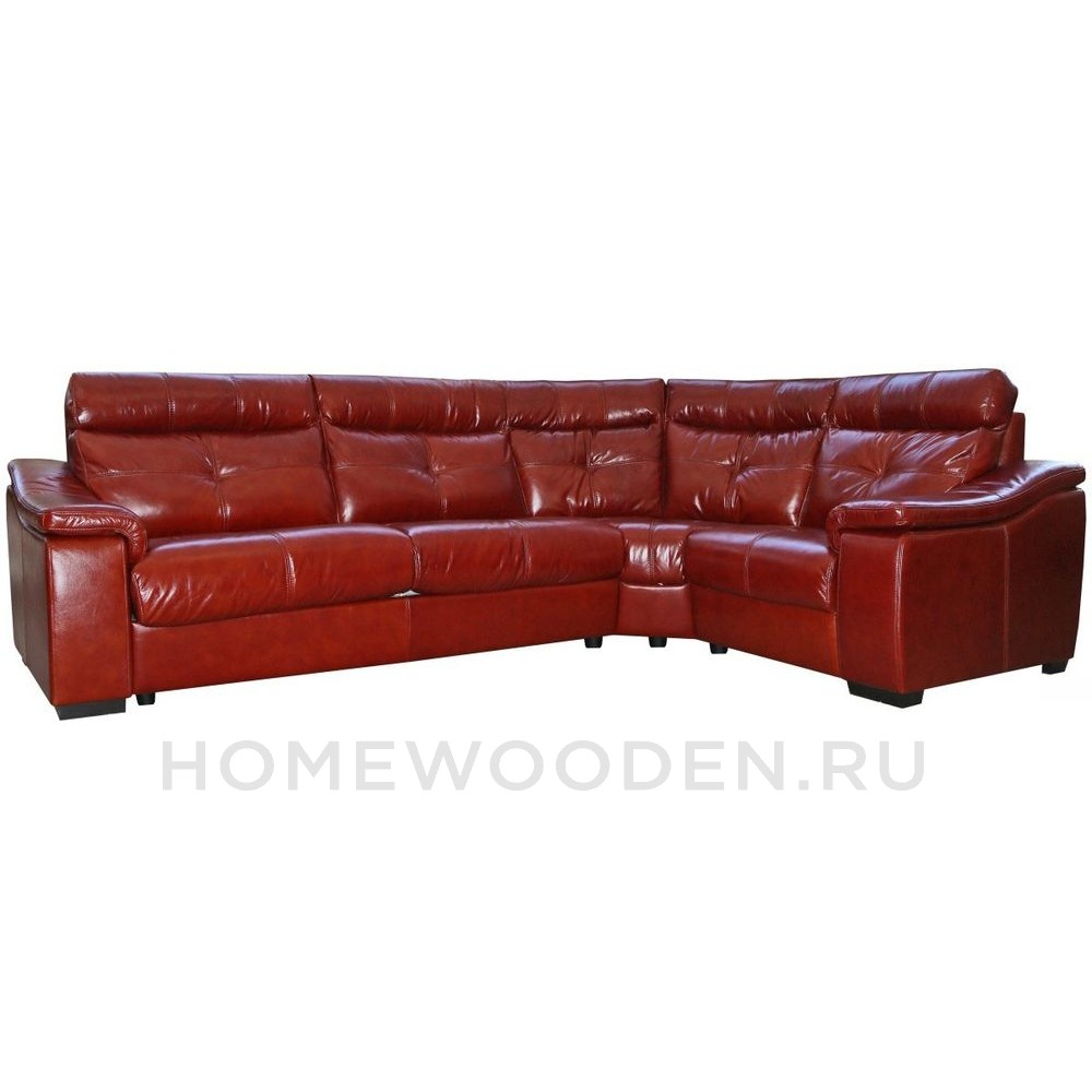 Диван угловой кожаный Барселона
