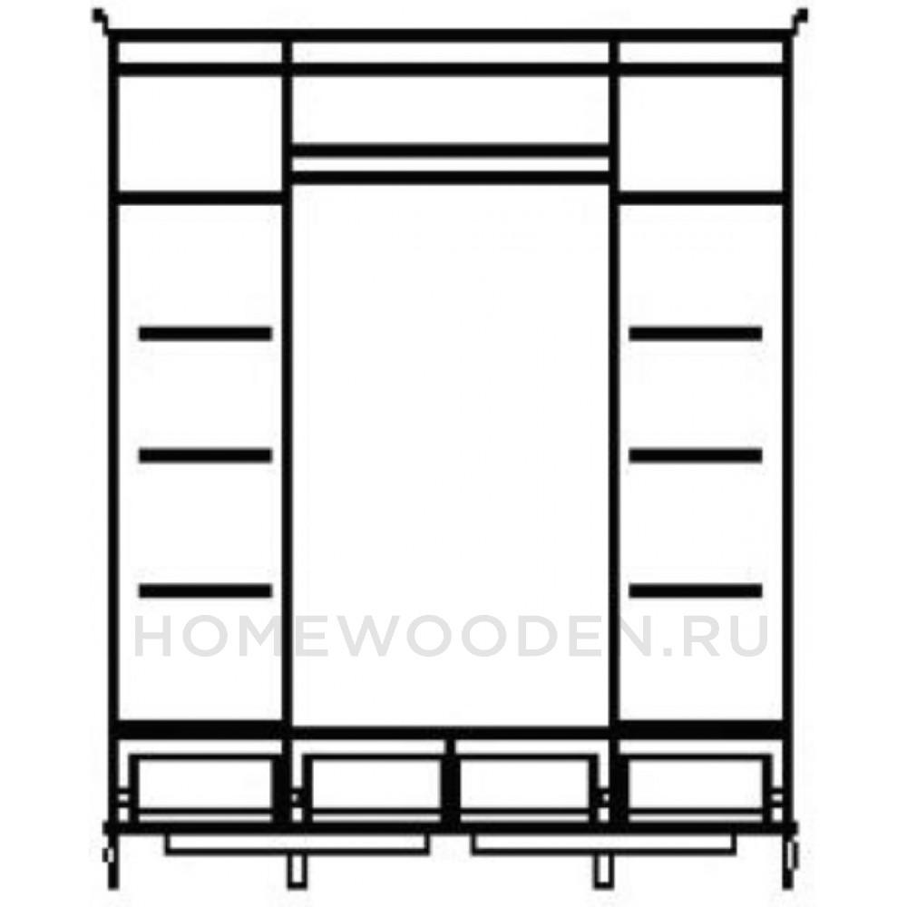 Шкаф Оскар ММ-216-01/04