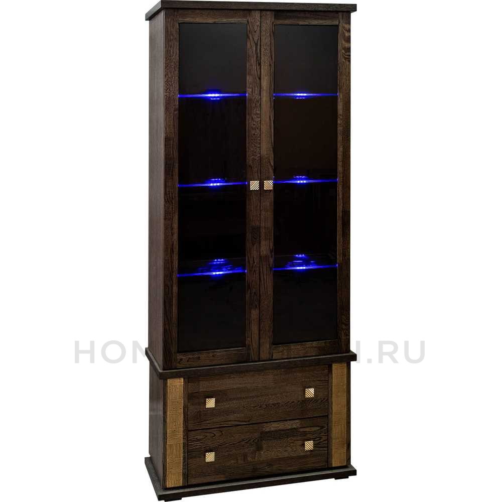 Шкаф с витриной Тунис П6.343.0.22 (П343.22Ш)