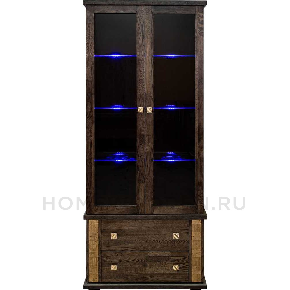 Шкаф с витриной Тунис П6.343.0.22 (П343.22Ш)