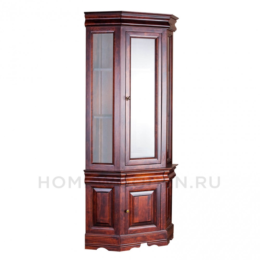 Шкаф с витриной Луи Филипп ОВ 28.04