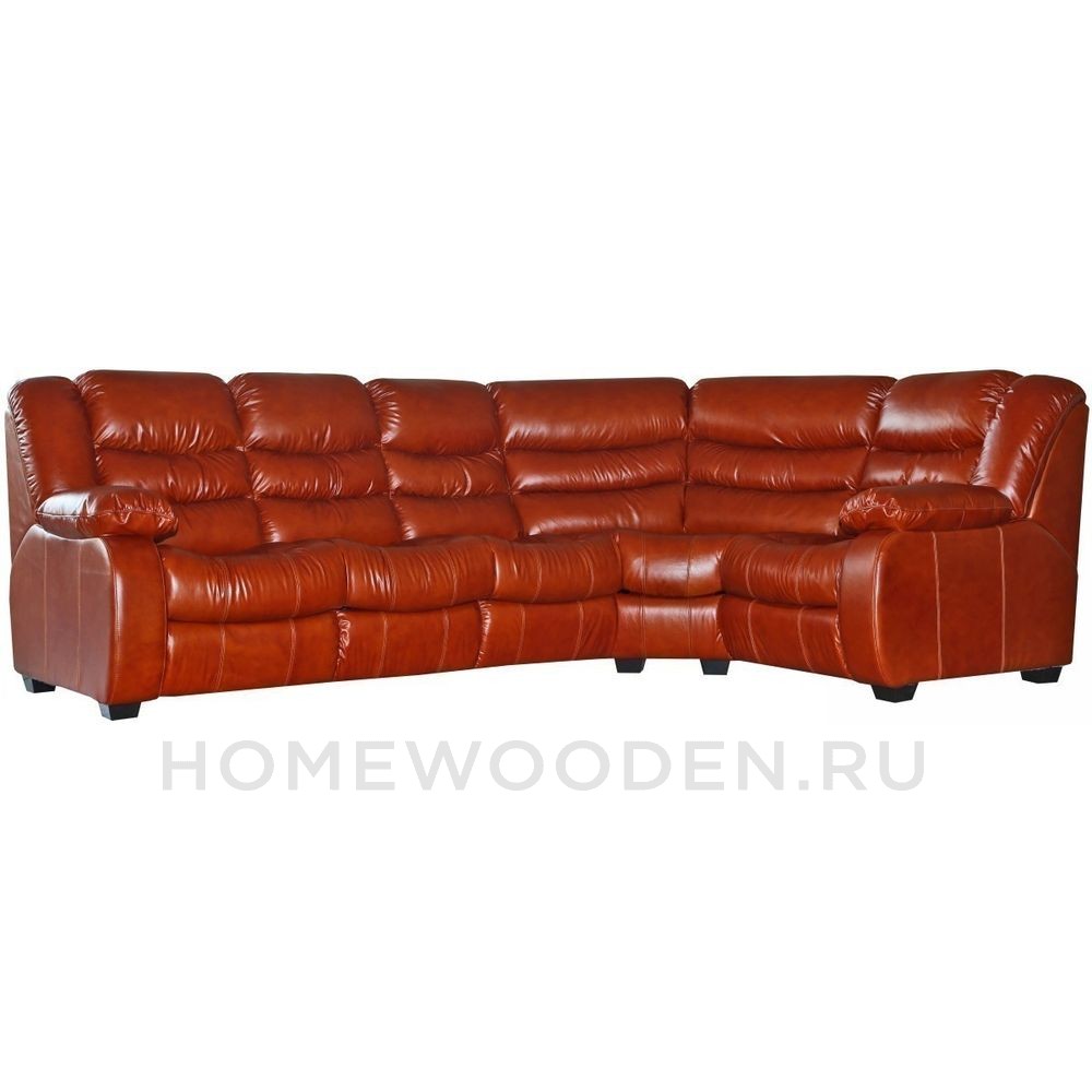 Диван угловой кожаный Манчестер