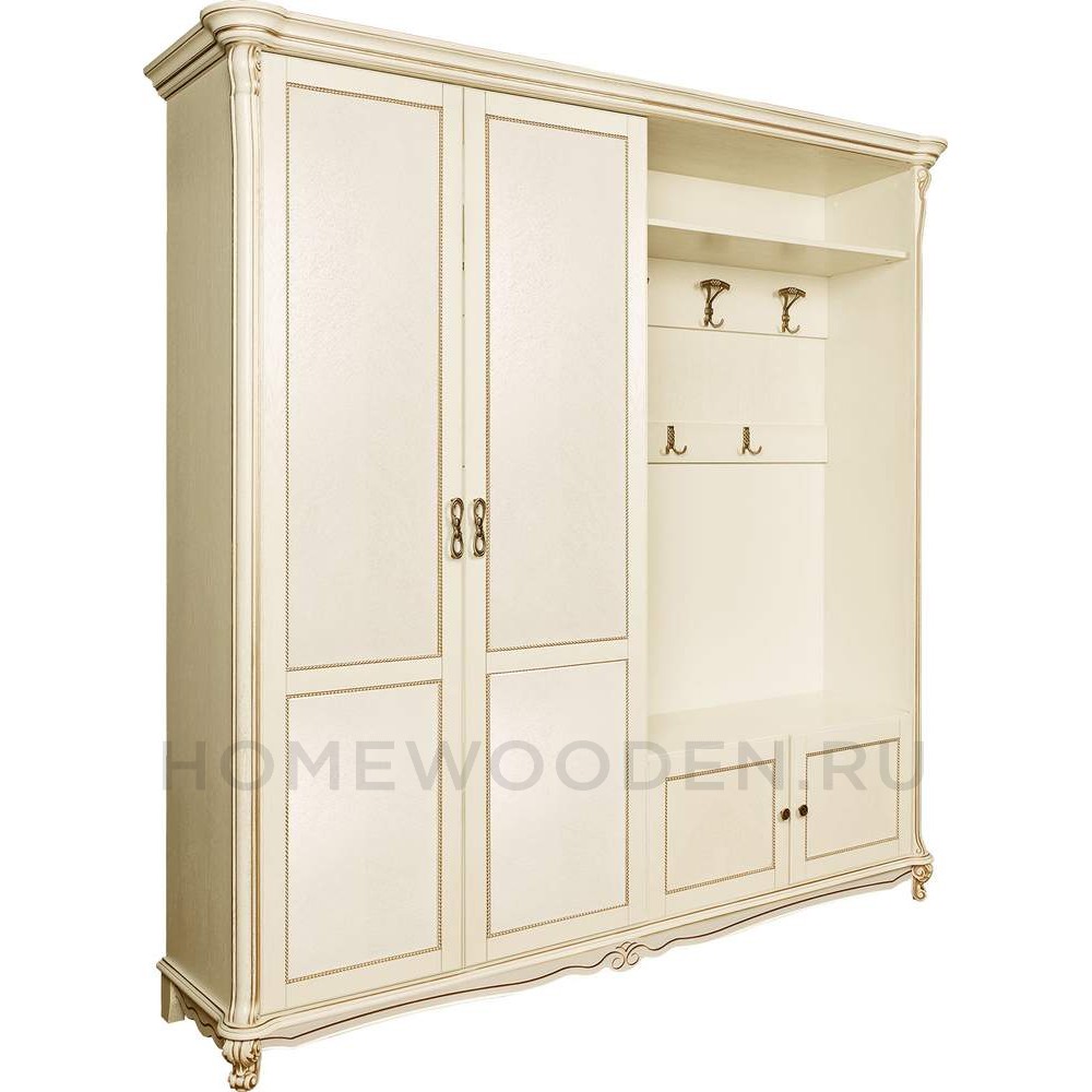 Шкаф комбинированный 4д Алези П1.350.3.02 (П540.02)