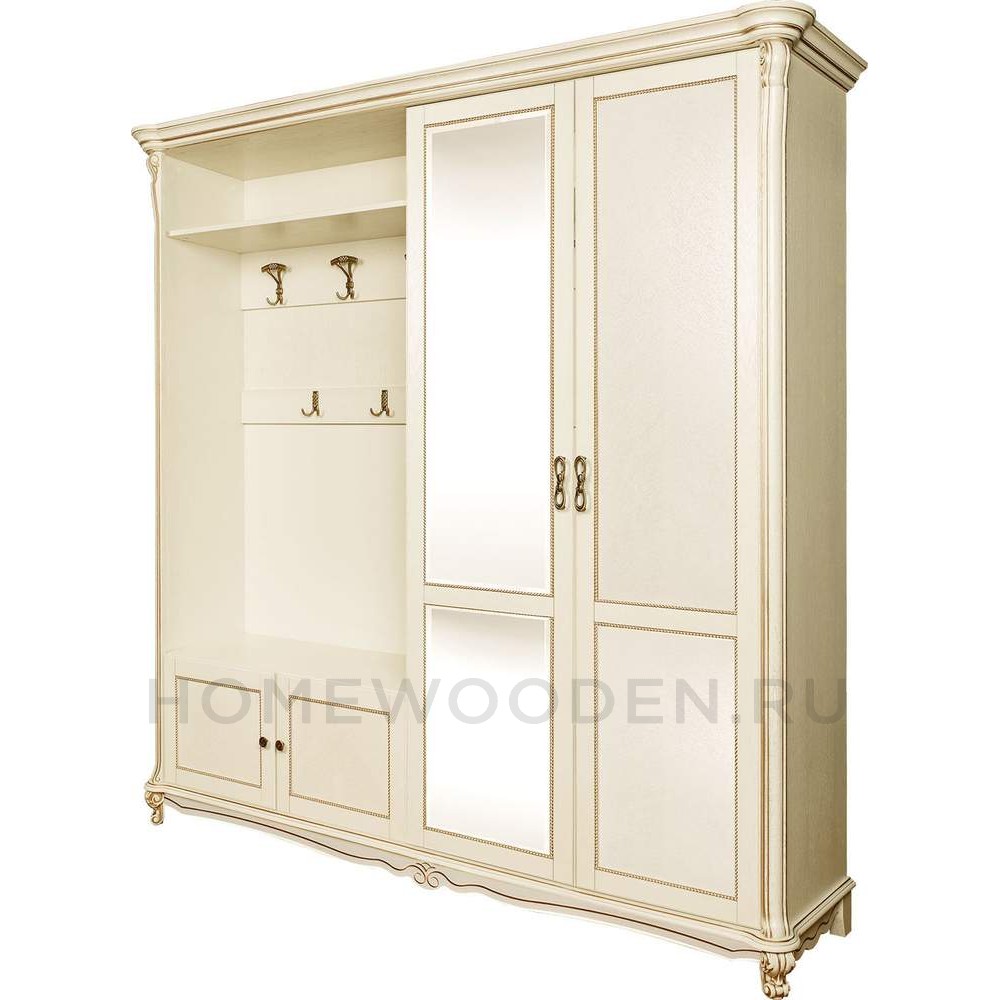 Шкаф комбинированный 4д Алези П1.350.3.02 (П540.02)