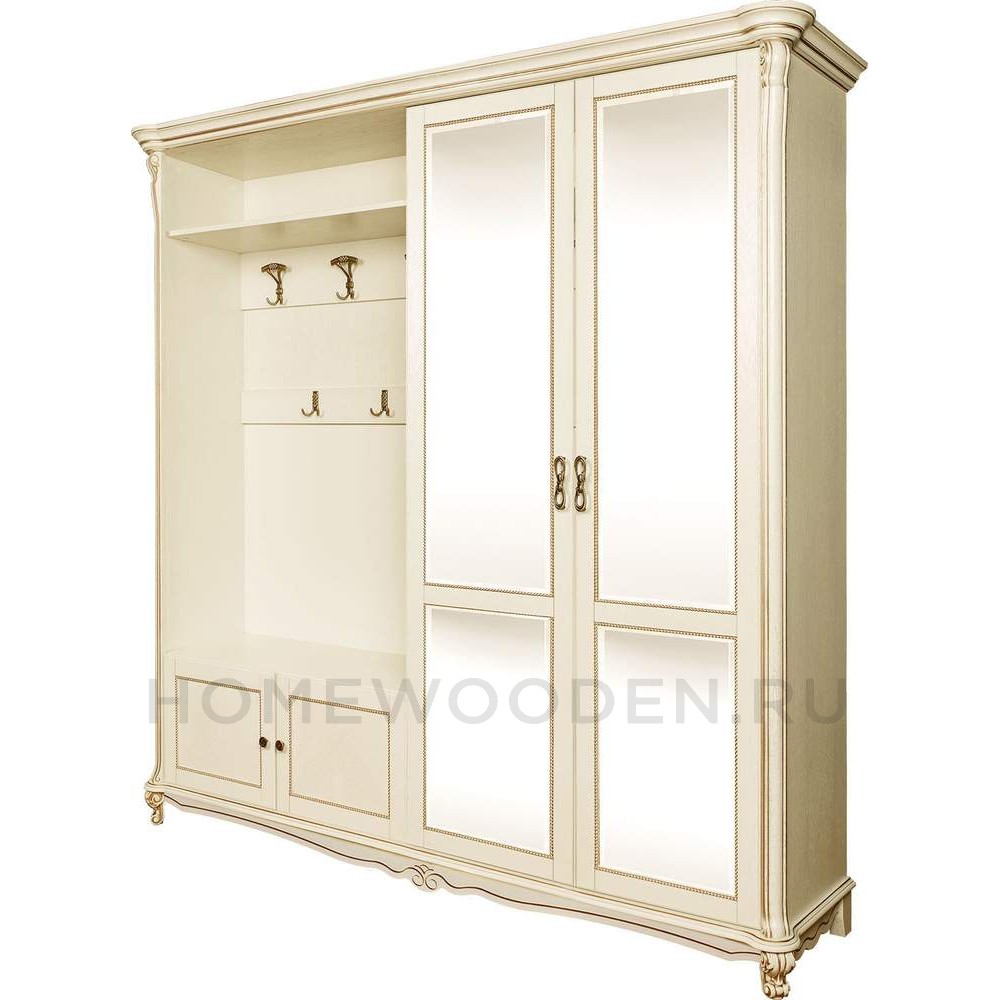 Шкаф комбинированный 4д Алези П1.350.3.02 (П540.02)