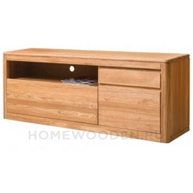 Тумба под ТВ Лозанна Люкс из массива дуба