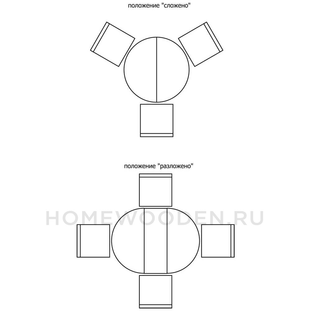 Стол Верди Классик П4.487.4.03 (317.01)
