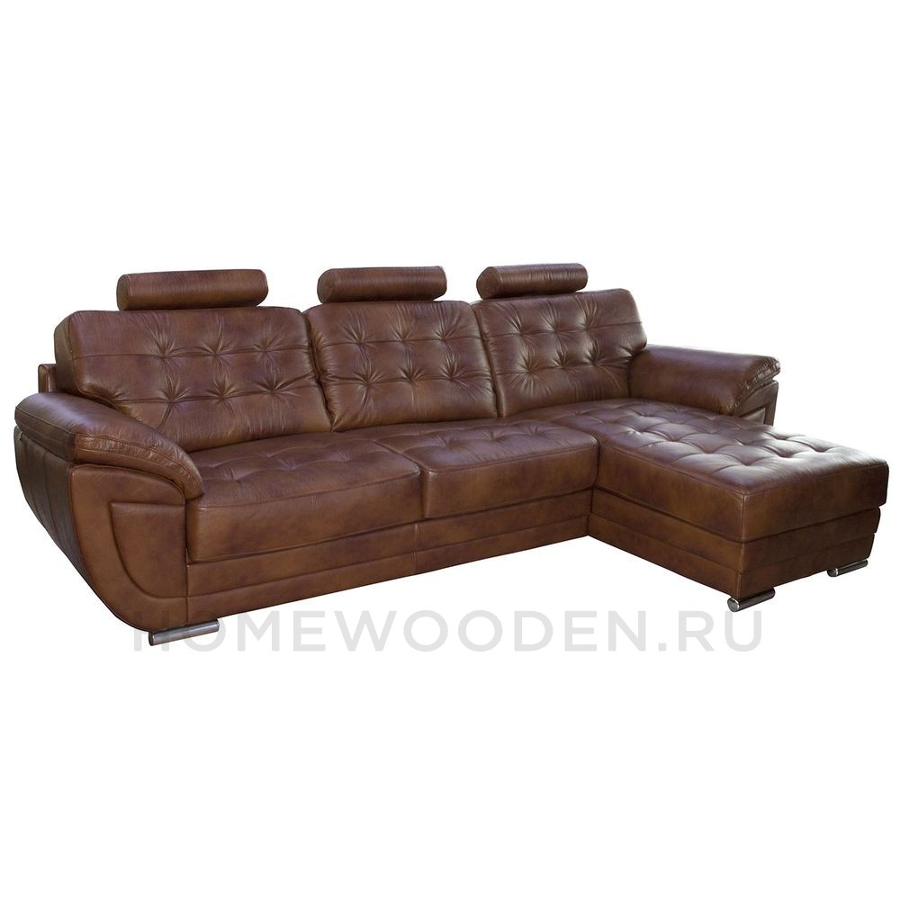 Диван угловой кожаный Редфорд 1