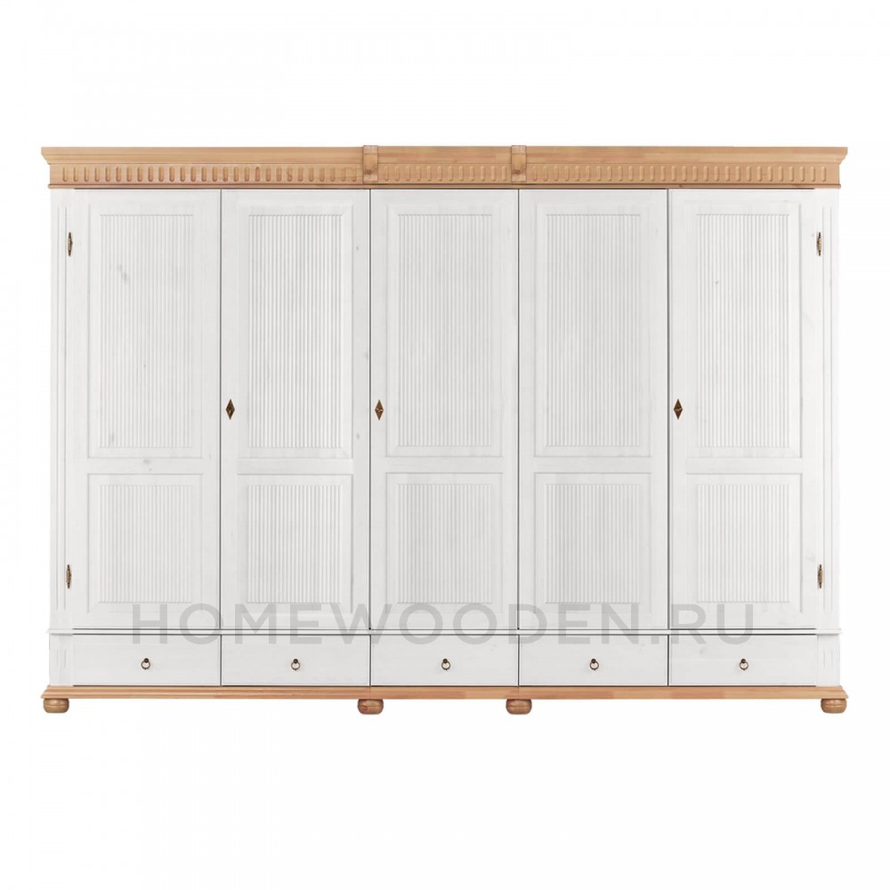 Шкаф "Хельсинки" 5GT-M из массива сосны