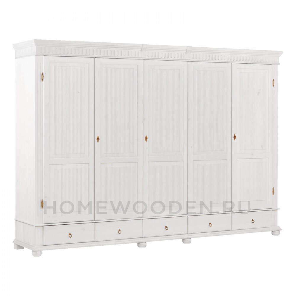 Шкаф "Хельсинки" 5GT-M из массива сосны