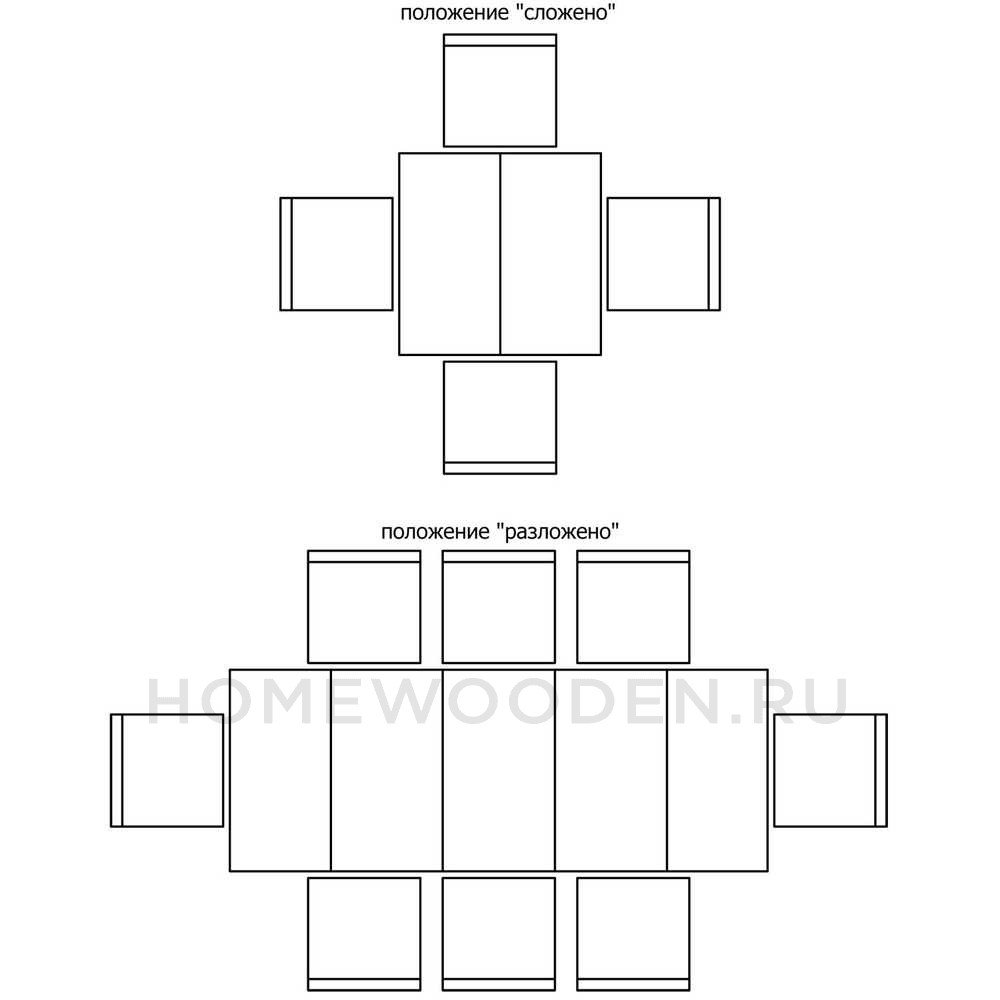 Стол Тунис 14 П6.343.4.03 (П352.03)