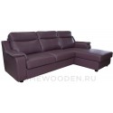 Диван угловой кожаный Люксор