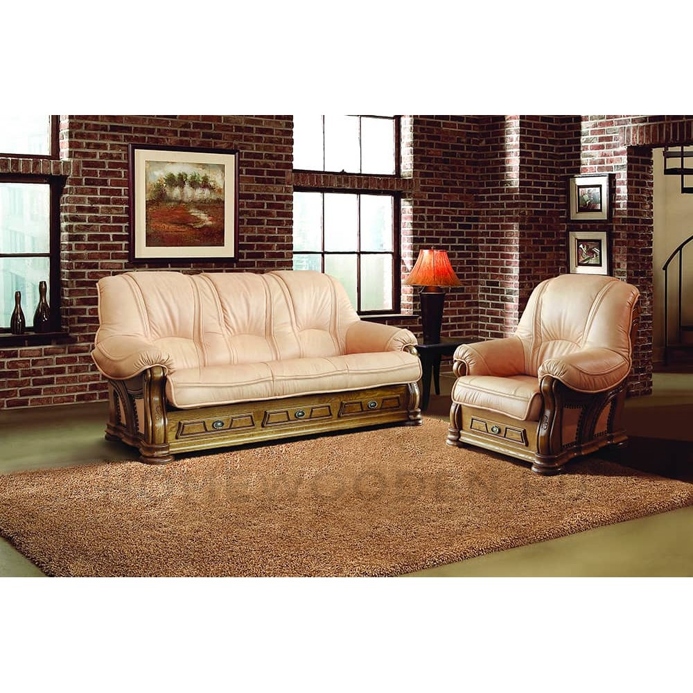 Кожаный диван Лондон