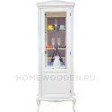 Шкаф с витриной Мокко ММ-306-01