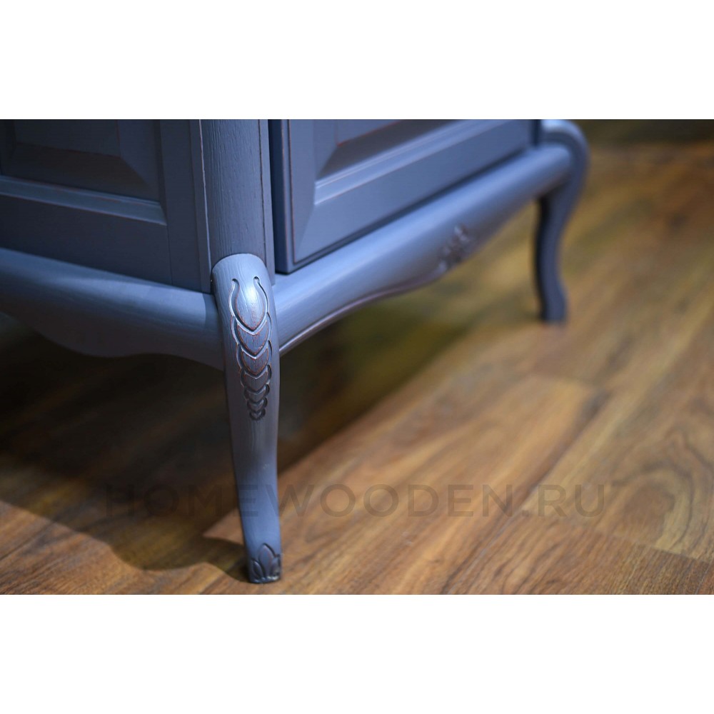 Шкаф с витриной Мокко ММ-306-01