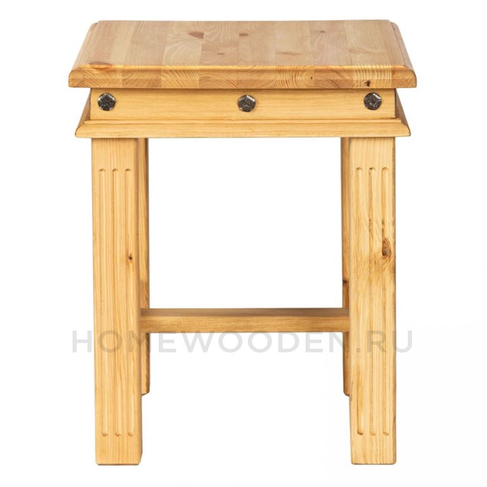 Табурет Викинг L из массива сосны