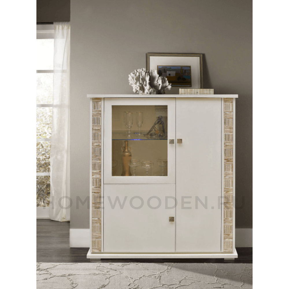 Тумба комбинированная Тунис П6.343.0.23 (П343.23Ш)