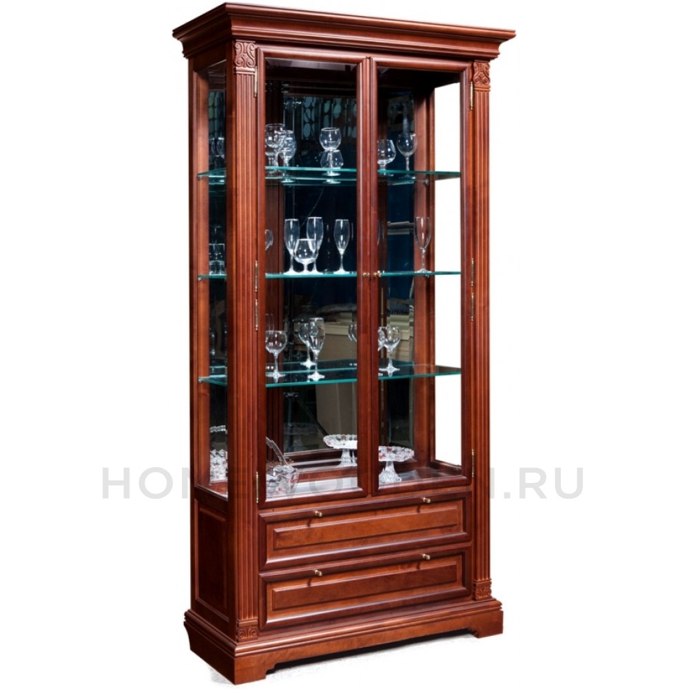 Шкаф с витриной Престиж ГМ 5907Е