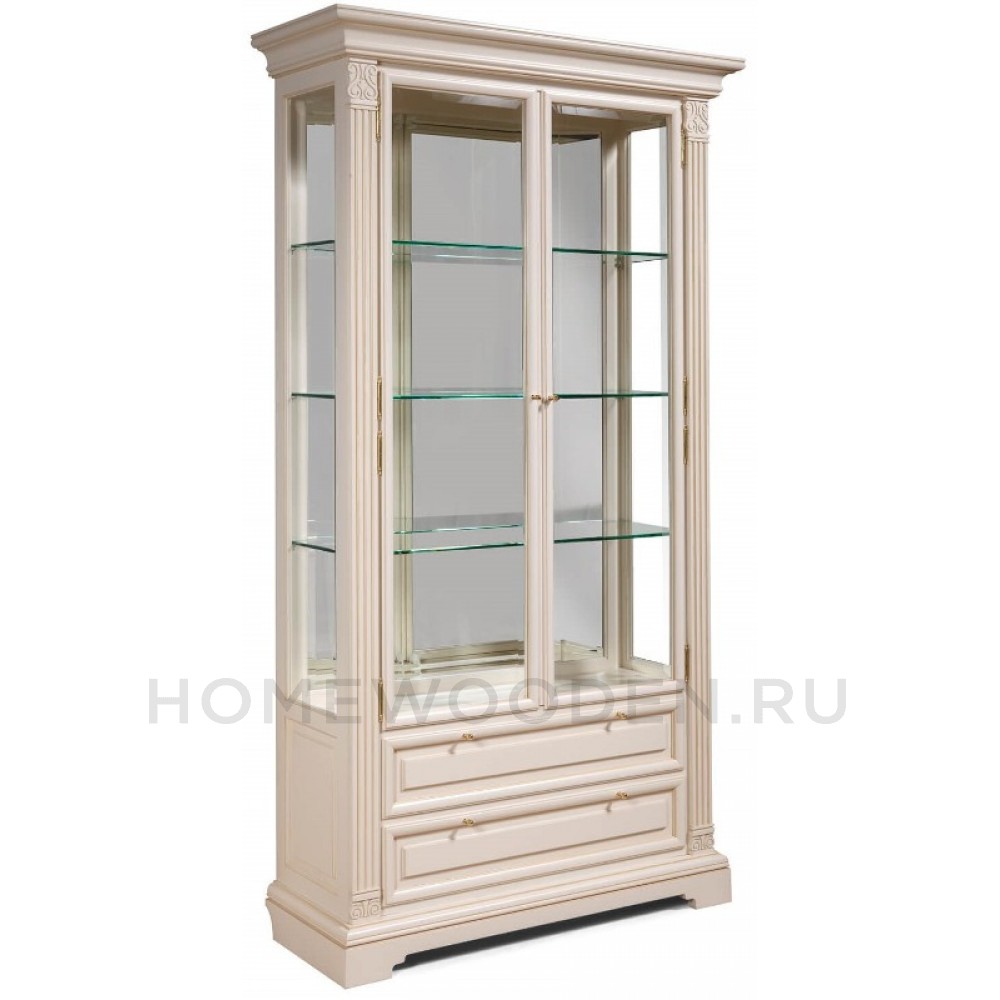 Шкаф с витриной Престиж ГМ 5907Е