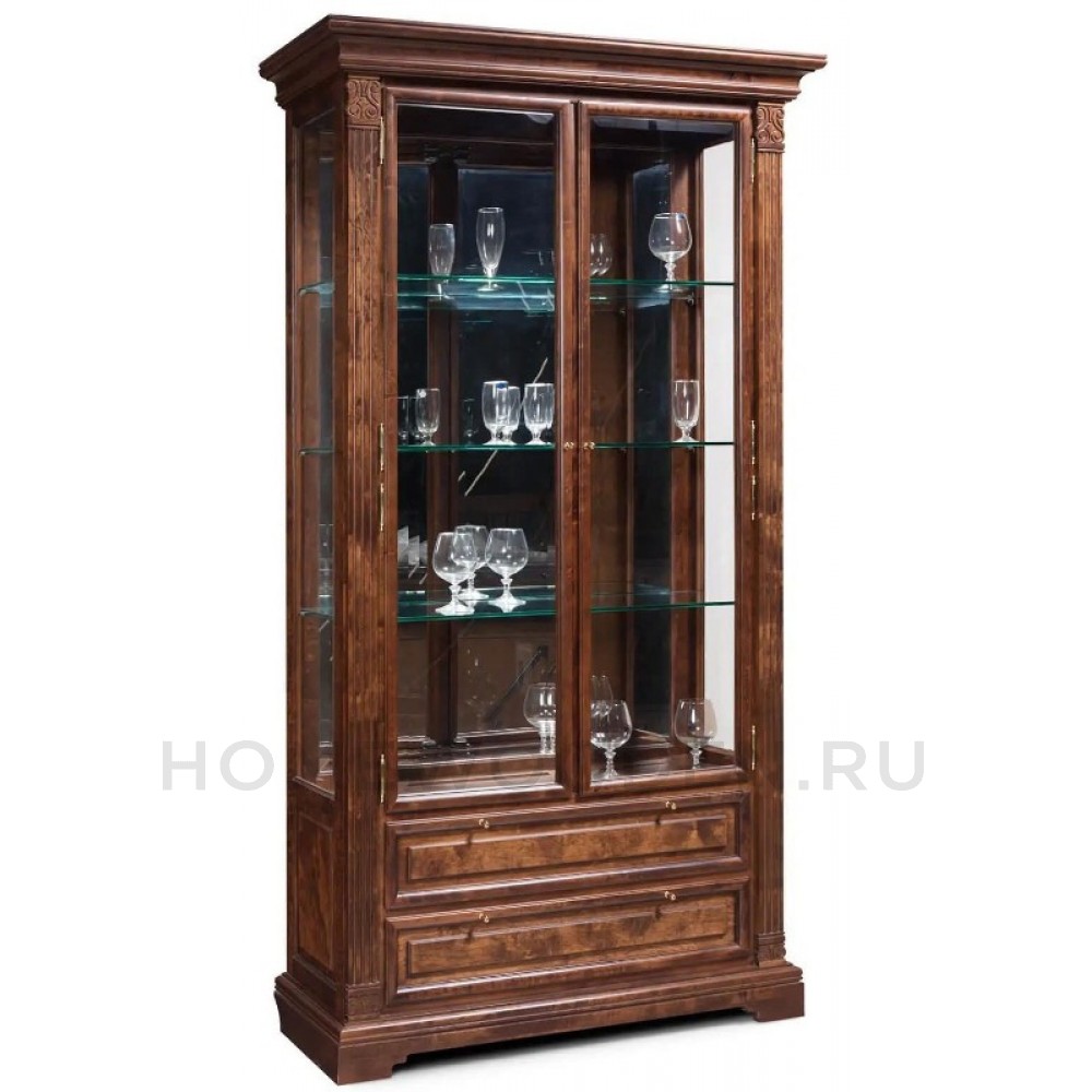 Шкаф с витриной Престиж ГМ 5907Е