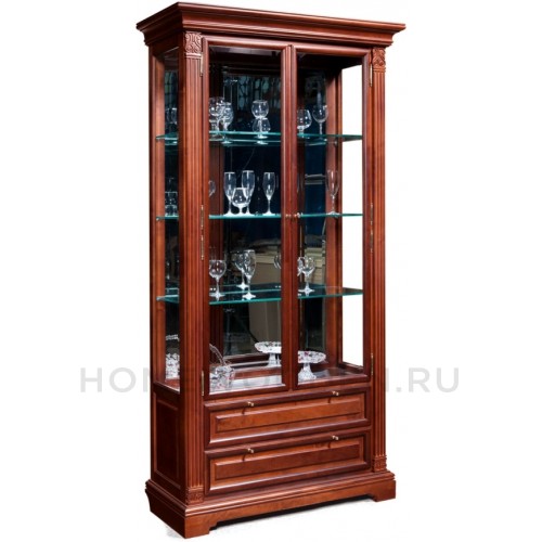 Шкаф с витриной Престиж ГМ 5907Е