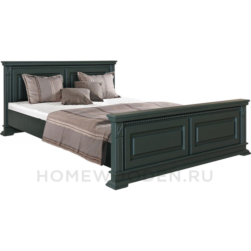 Кровать двойная Верди Классик с высоким изножьем П3.0487.1.12 (434.08м)