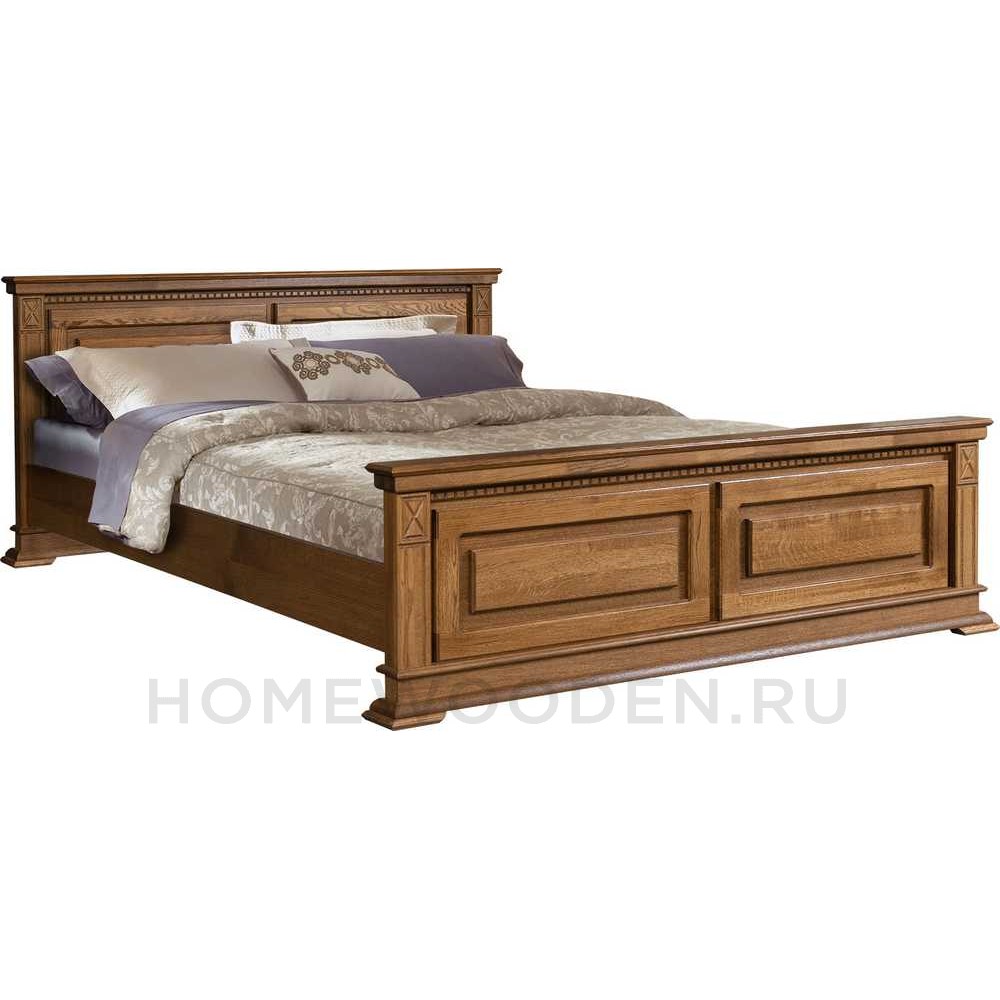 Кровать двойная Верди Классик с высоким изножьем П3.0487.1.12 (434.08м)