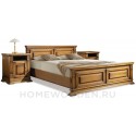 Кровать двойная Верди Классик с высоким изножьем П3.0487.1.12 (434.08м)