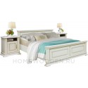 Кровать двойная Верди Классик с высоким изножьем П3.0487.1.12 (434.08м)