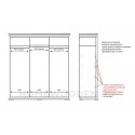 Шкаф-купе 3д Верди Классик П3.0487.1.38 (П434.61)