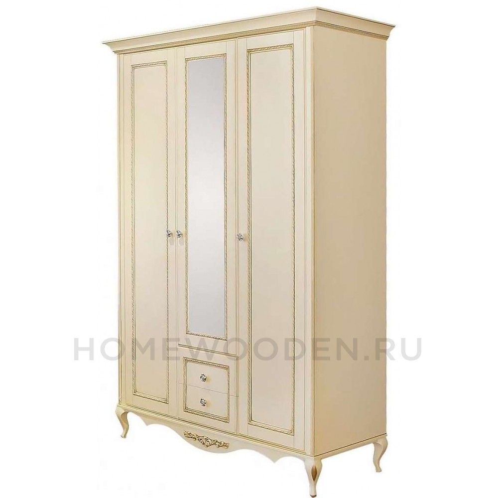 Шкаф 3-дверный Неаполь Т-453Д