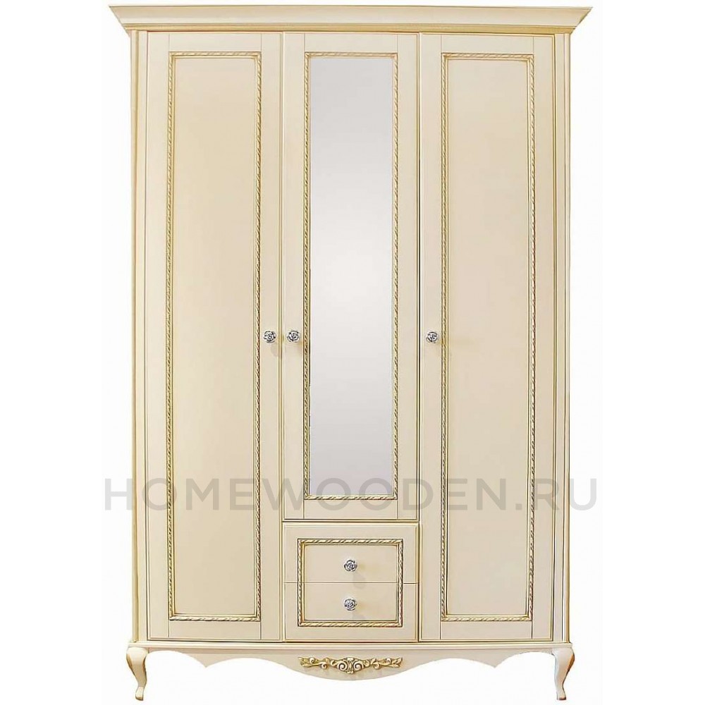 Шкаф 3-дверный Неаполь Т-453Д