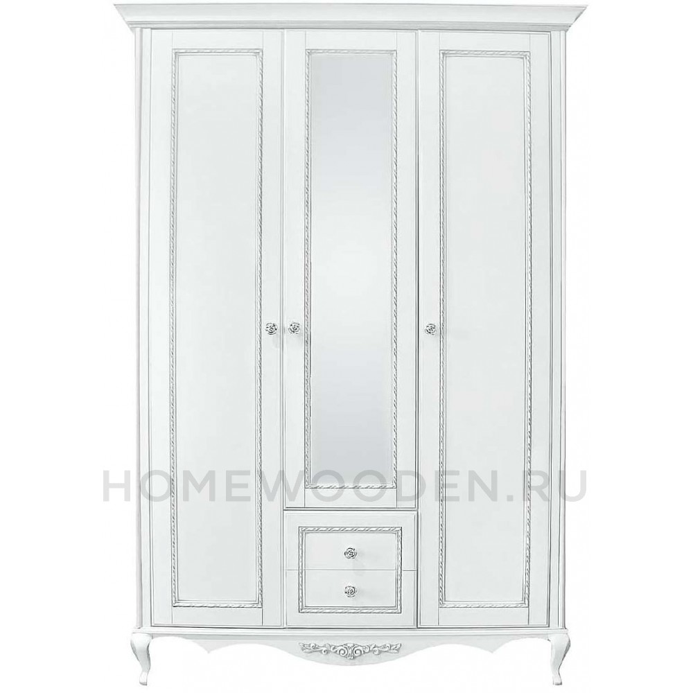 Шкаф 3-дверный Неаполь Т-453Д