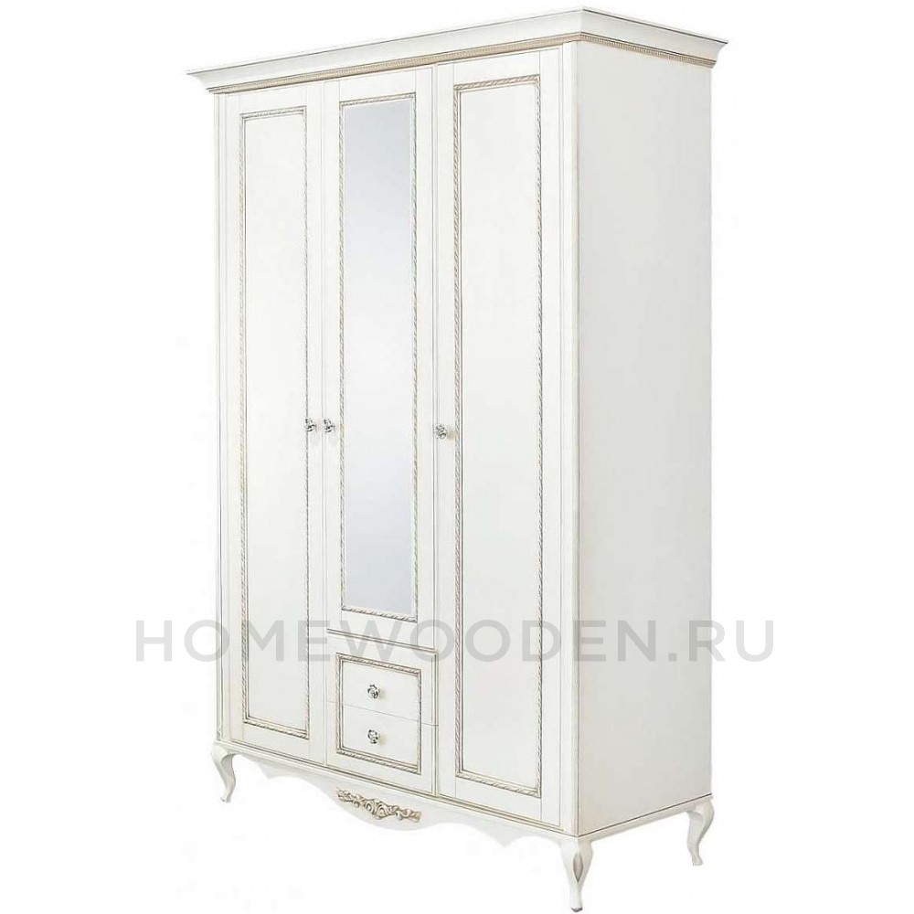 Шкаф 3-дверный Неаполь Т-453Д