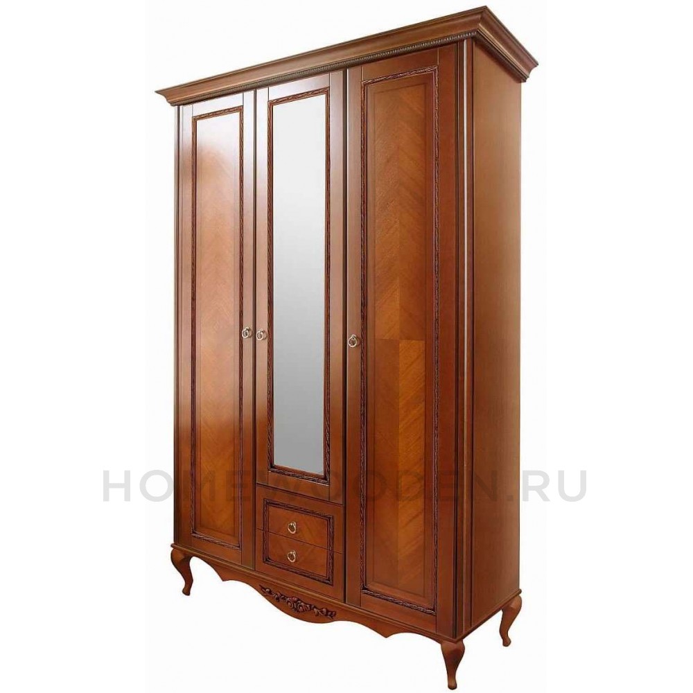 Шкаф 3-дверный Неаполь Т-453Д