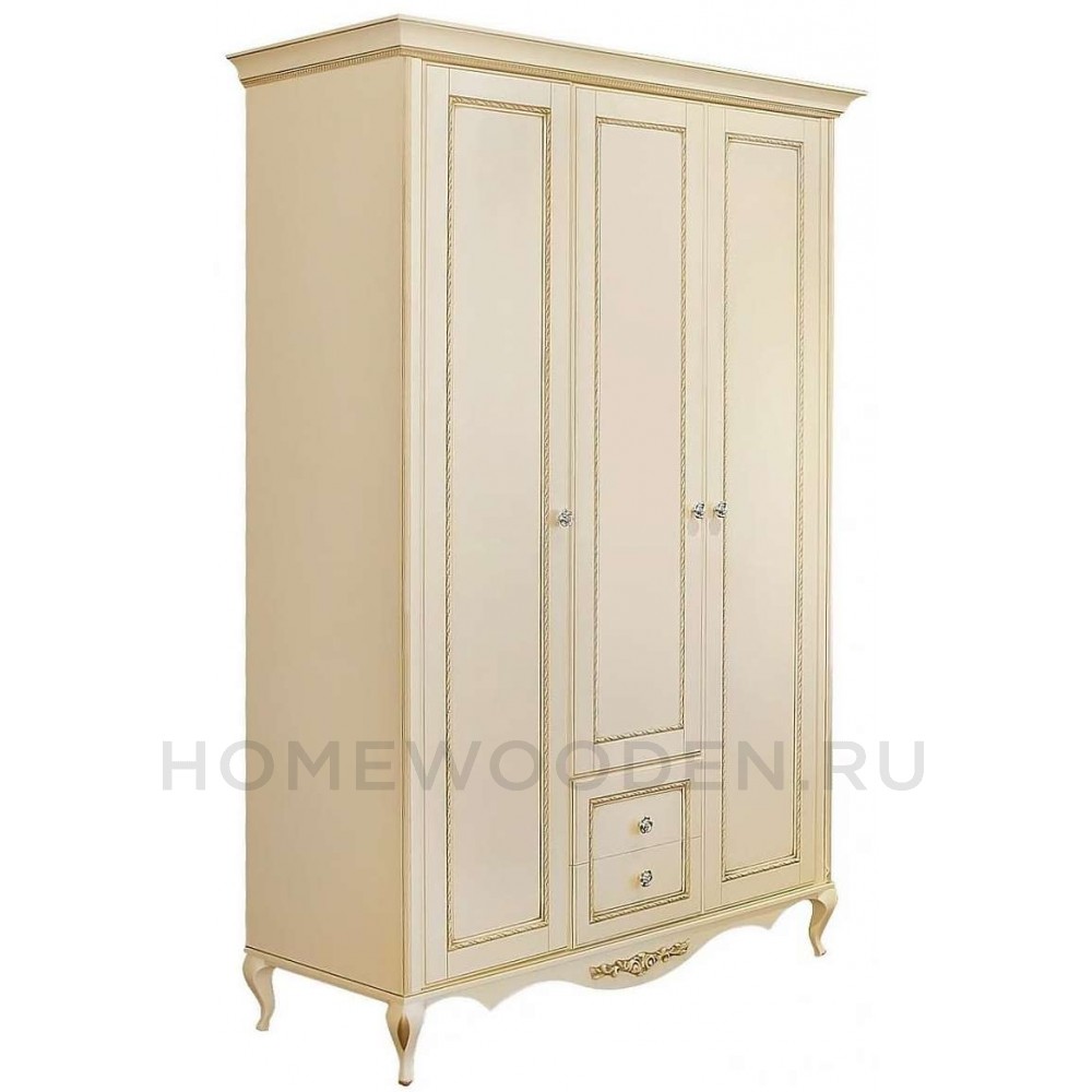 Шкаф 3-дверный Неаполь Т-453Д