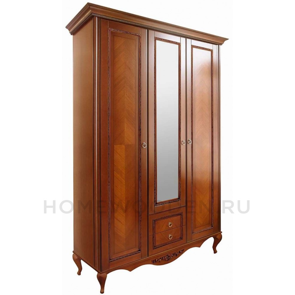 Шкаф 3-дверный Неаполь Т-453Д