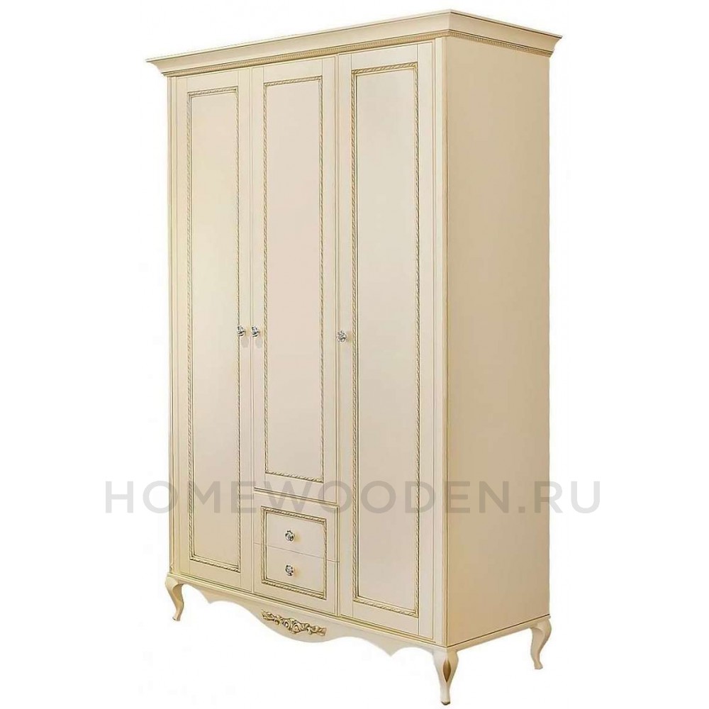 Шкаф 3-дверный Неаполь Т-453Д