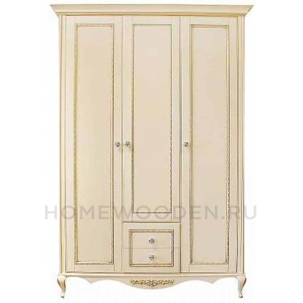 Шкаф 3-дверный Неаполь Т-453Д