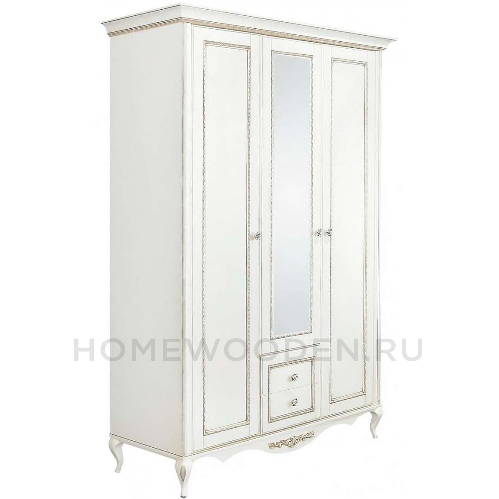 Шкаф 3-дверный Неаполь Т-453Д