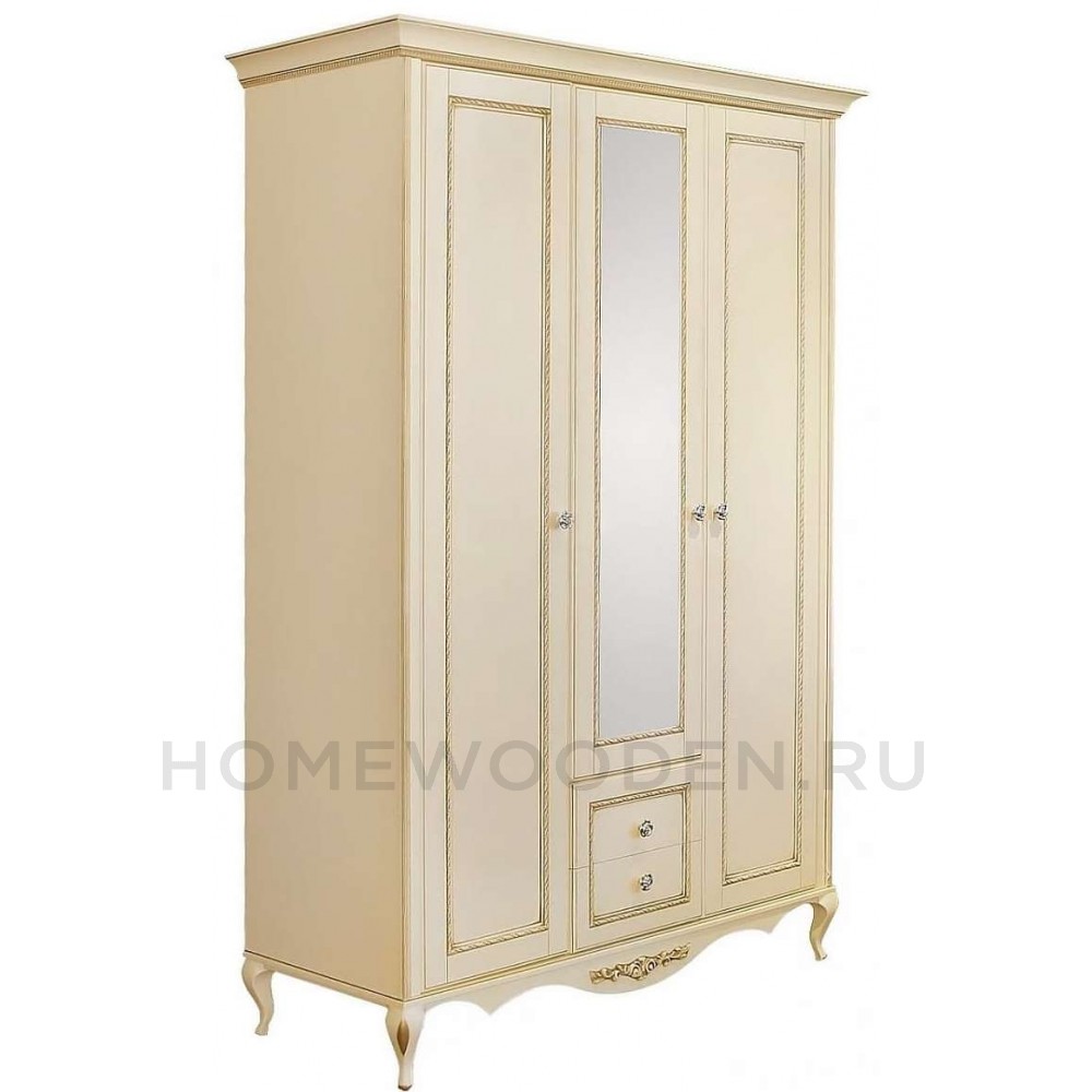 Шкаф 3-дверный Неаполь Т-453Д