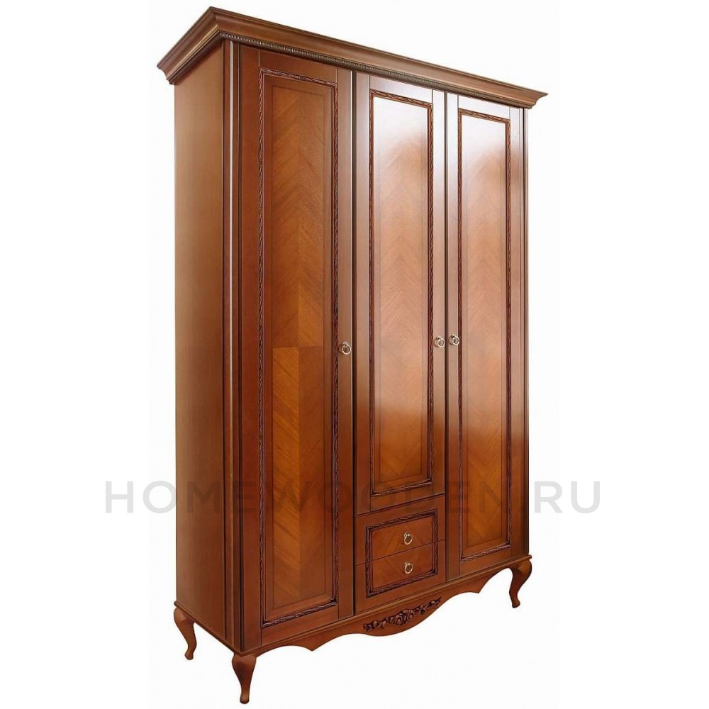 Шкаф 3-дверный Неаполь Т-453Д