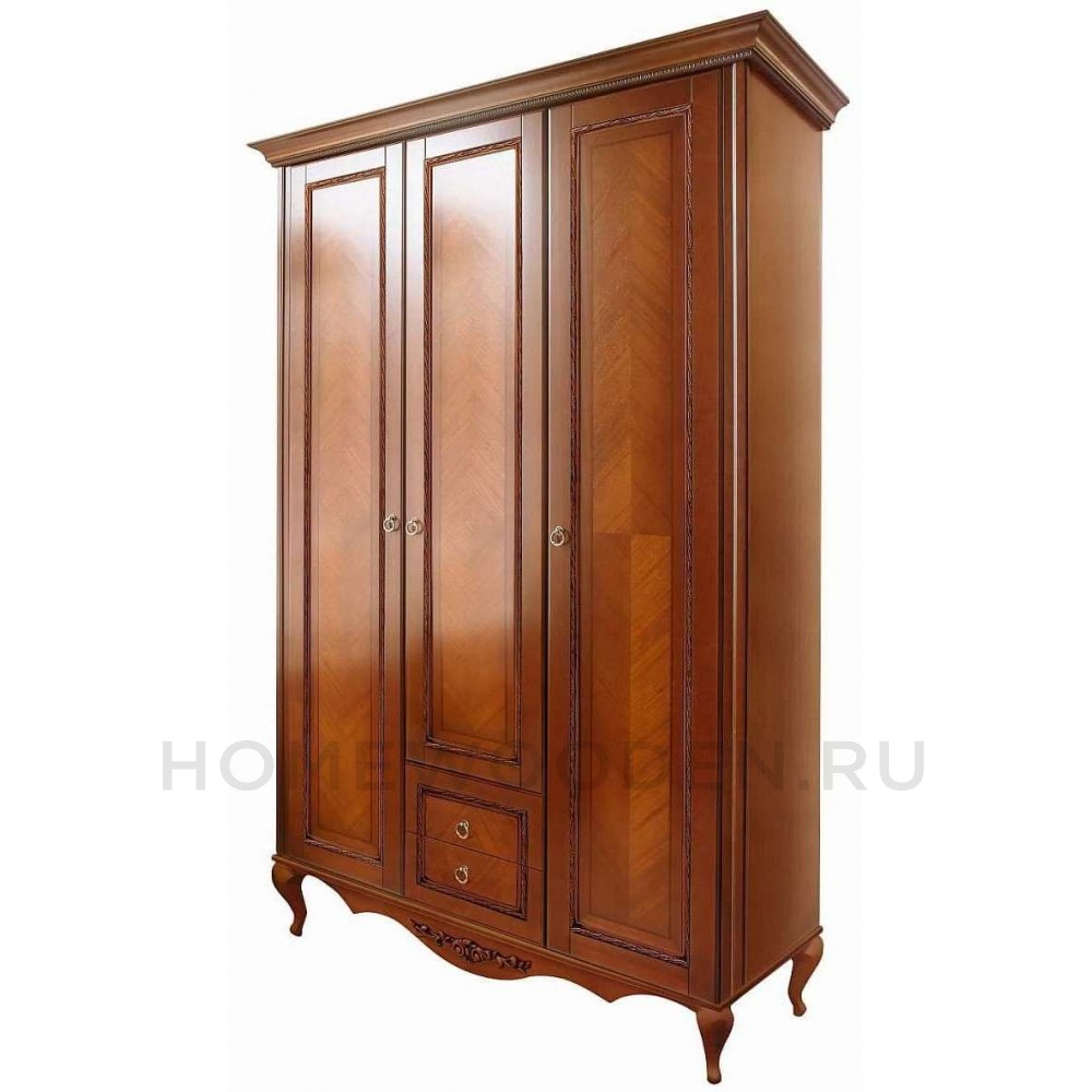 Шкаф 3-дверный Неаполь Т-453Д