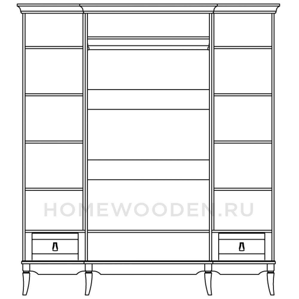 Шкаф комбинированный Тельма ГМ 6554-10