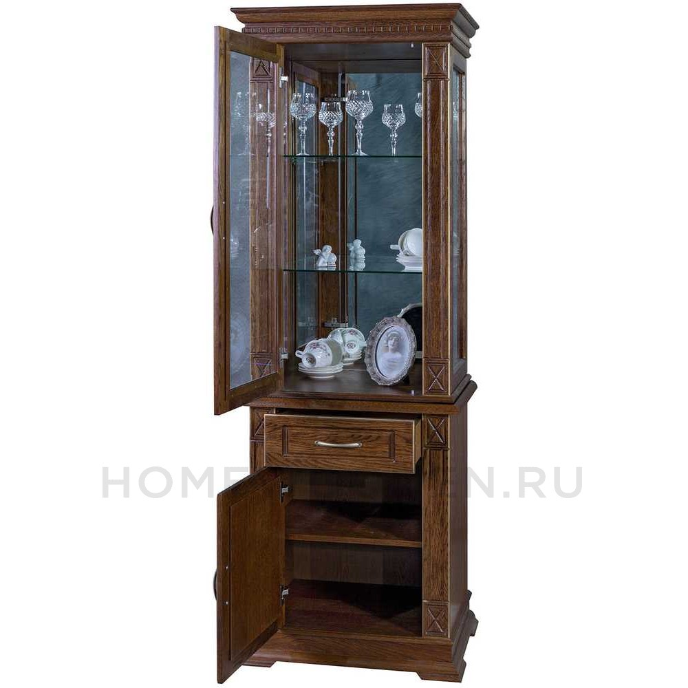 Шкаф комбинированный Верди Классик 1з П1.0487.0.34 (П487.34з)