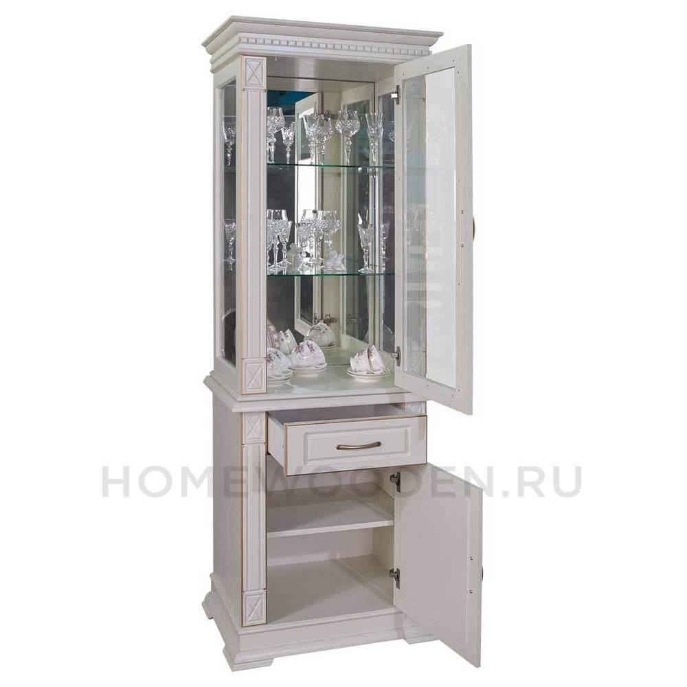 Шкаф комбинированный Верди Классик 1з П1.0487.0.34 (П487.34з)