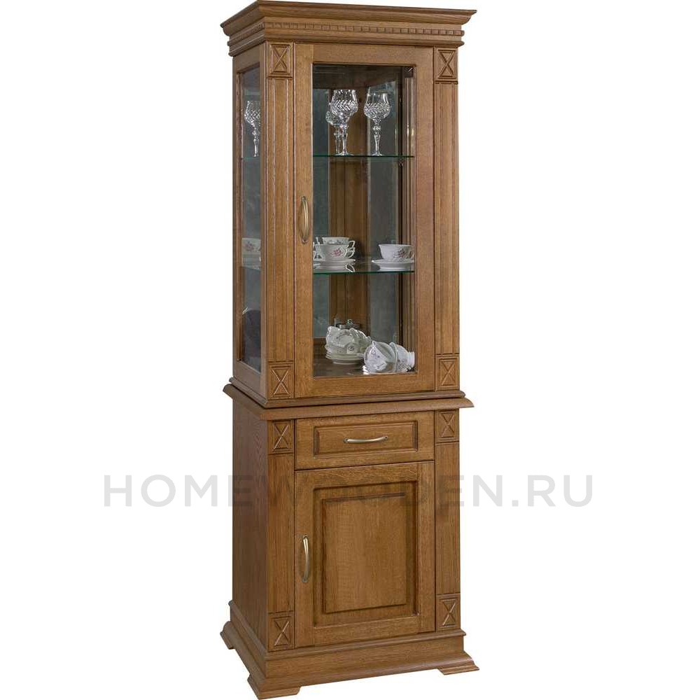 Шкаф комбинированный Верди Классик 1з П1.0487.0.34 (П487.34з)